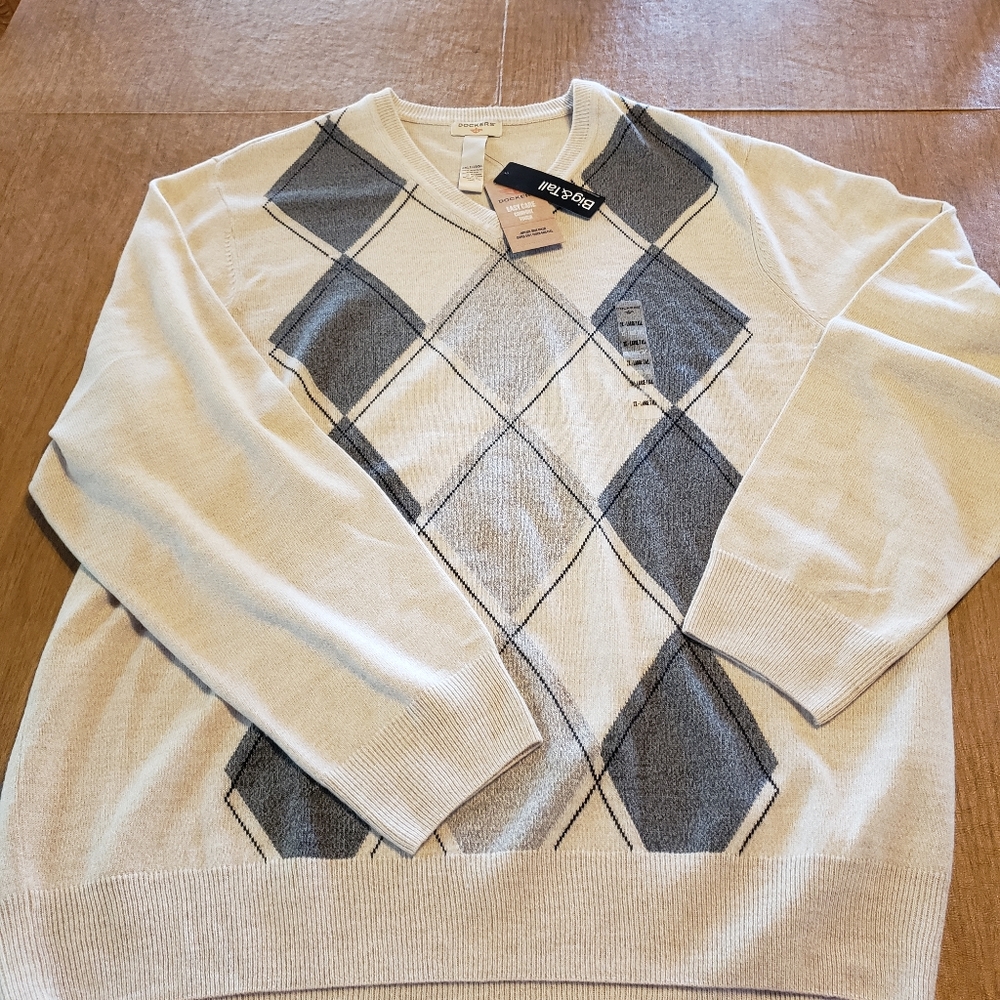 NWT Men's Big & Tall Dockers Sweater, size 2XLT